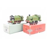Hornby 0 Gauge Electric and Clockwork LNER green 0-4-0 Tank Locomotives,