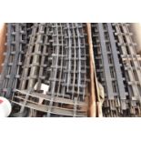 Collection of Bassett-Lowke 0 Gauge 3-Rail wooden sleeper Track,