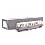 Tower Models 0 Gauge GWR chocolate and cream Passenger Diesel Railcar No 28,