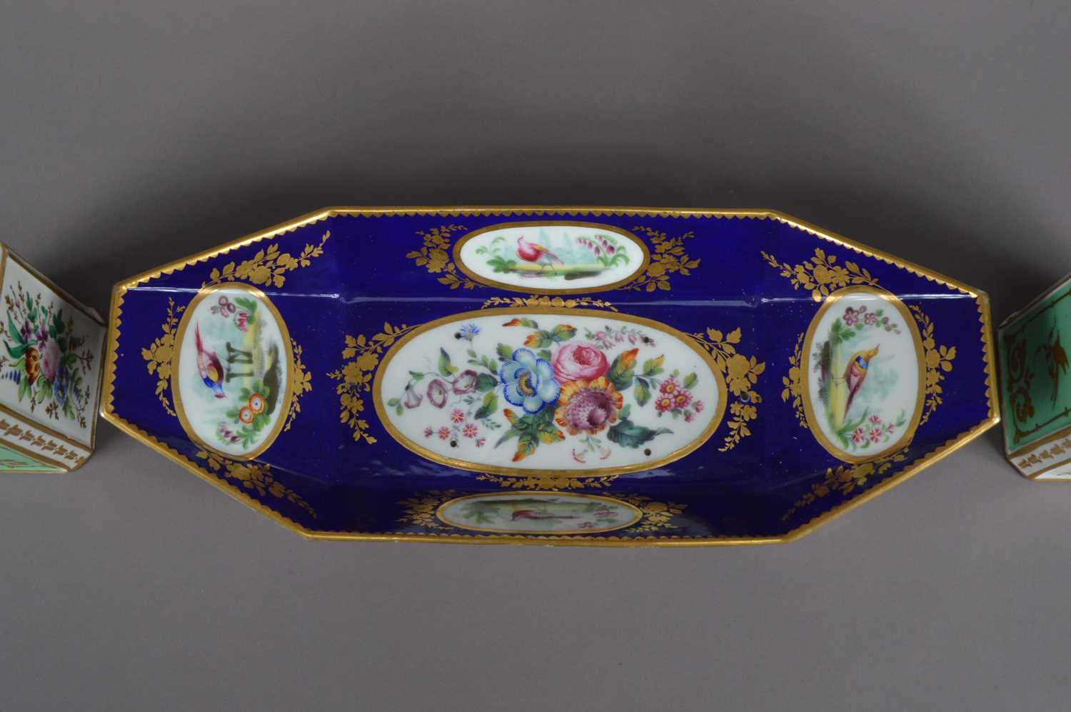 A 19th century porcelain shaped dish, - Image 2 of 3