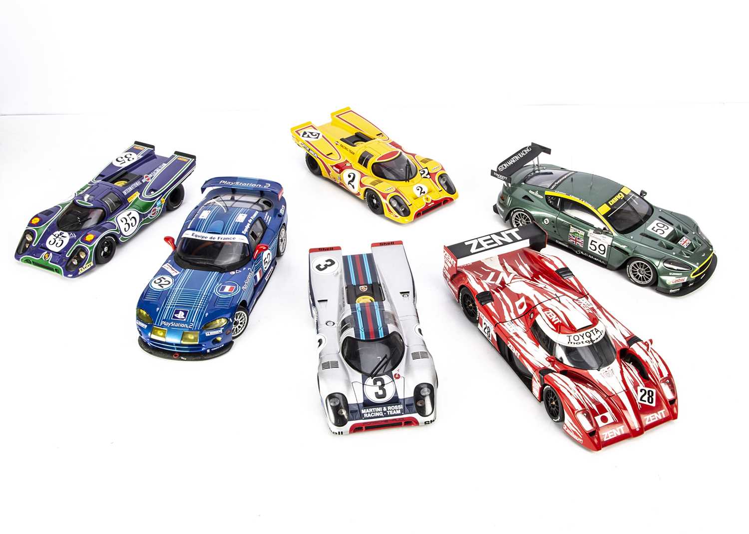 AutoArt 1:18 Endurance Racing Cars, Dodge Viper GTS-R, Aston Martin ...
