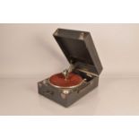 Portable gramophone,