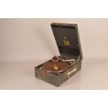 Portable gramophone,