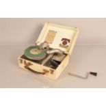 Portable gramophone,