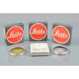 Five Leitz 60mm Filters,