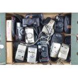 A Tray of Nikon Compact Cameras,