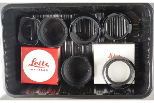 A Group of Leica Lens Hoods,