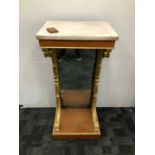 An early 20th century maple veneered lectern/stand,