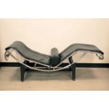 A Le Corbusier style reclining chair,