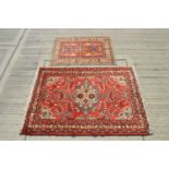 Two Middle Eastern rugs,