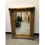 A 19th century giltwood framed mirror,