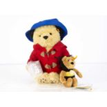 Two Steiff yellow tag teddy bears,