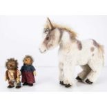 A large post-war Steiff draylon Sheddy Shetland pony 1960s,