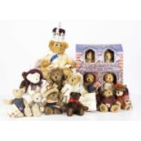 A large collection of modern manufactured teddy bears ,