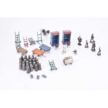 Hornby and other makers 00 Gauge Platform Trollies Milk Churns Barrows and Porters and Watchman Huts