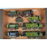 A Hornby 0 Gauge clockwork (mostly) LNER Locomotive 'Project Box' (9),