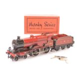 A Repainted Hornby 0 Gauge clockwork No 2 'Special' LMS Compound Locomotive and Tender (3),