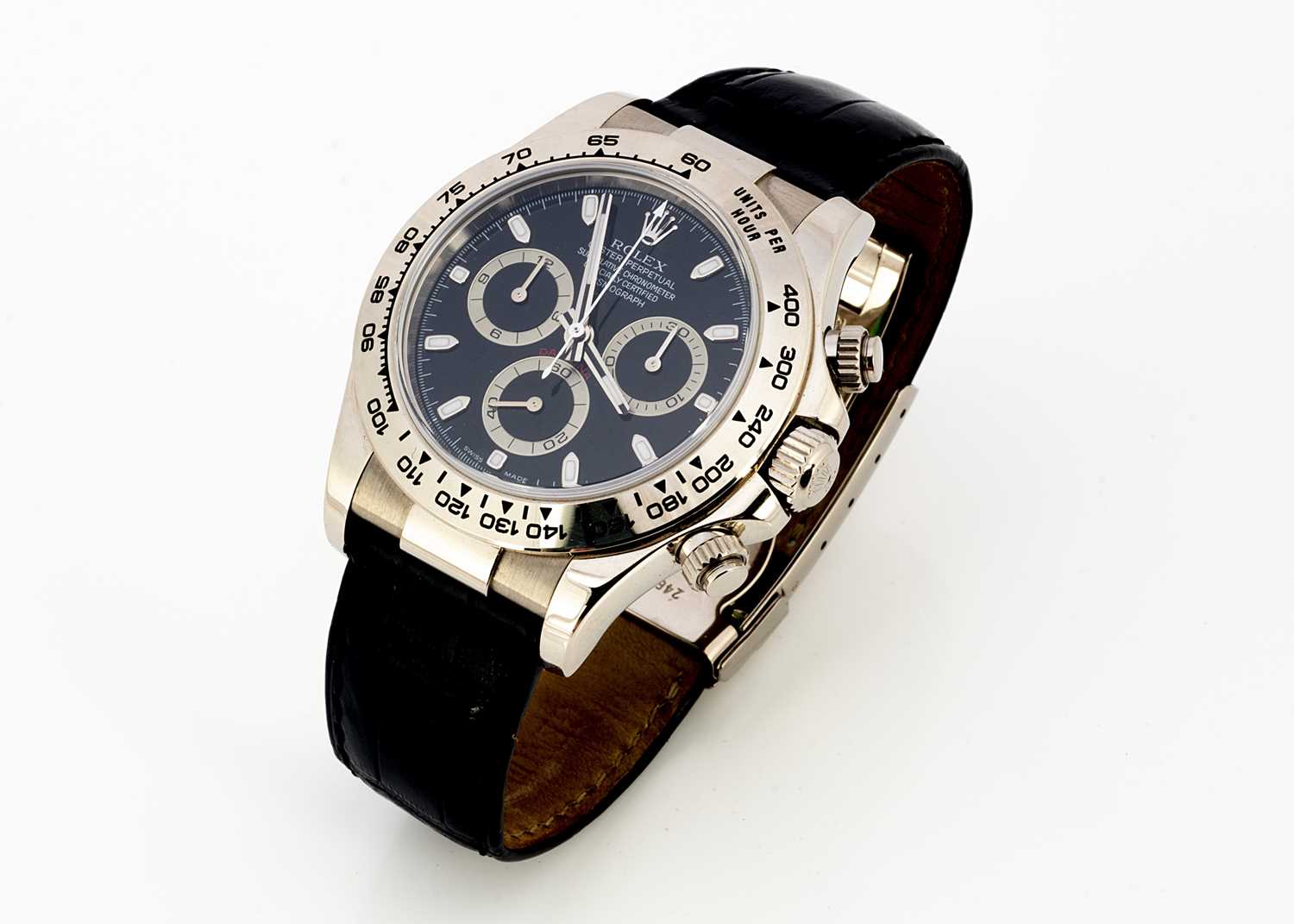 A 2000s Rolex Oyster Perpetual Daytona 18ct gold cased wristwatch full set, - Image 4 of 5