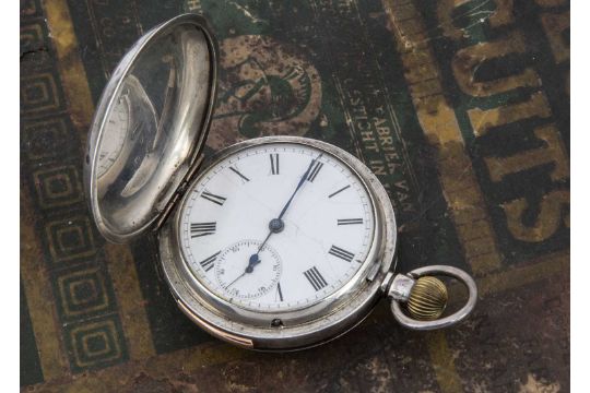 An early 20th century Continental silver full hunter repeater pocket watch, - Image 1 of 3