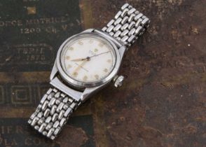 A c1950s Rolex Osyter manual wind stainless steel wristwatch,