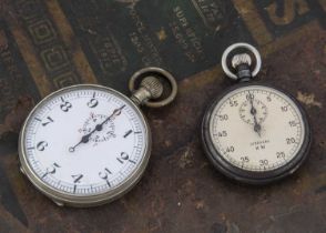 Two WWII German Military Issue stopwatches,