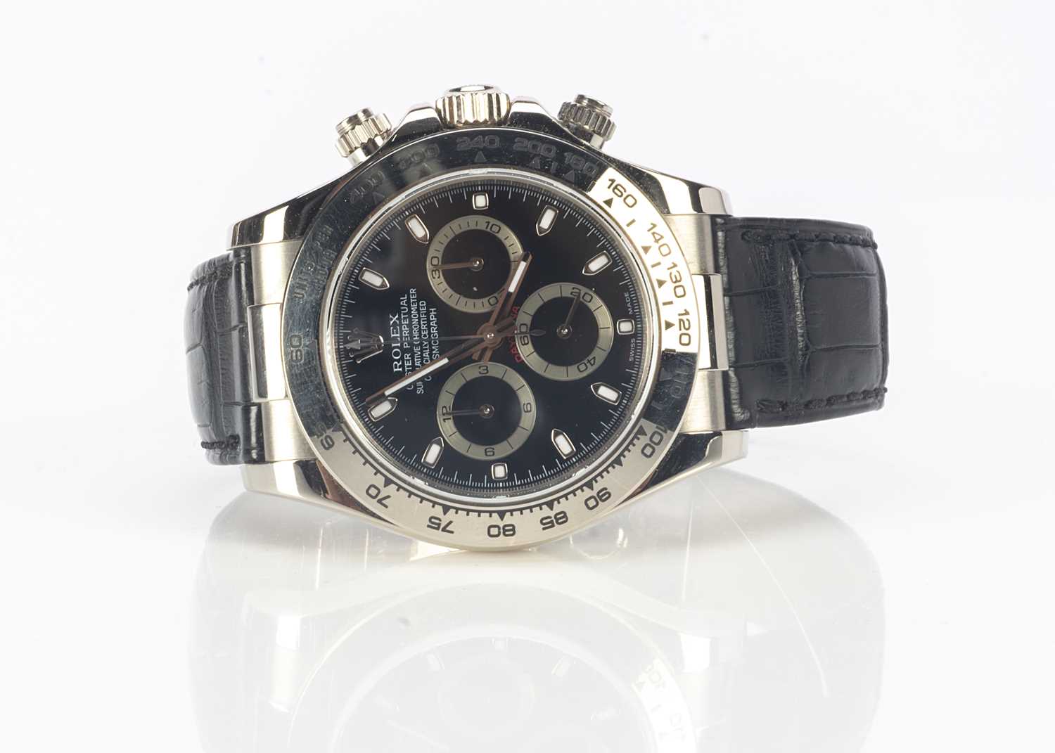 A 2000s Rolex Oyster Perpetual Daytona 18ct gold cased wristwatch full set, - Image 2 of 5