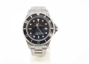 A 1980s Rolex Oyster Perpetual Date Sea Dweller stainless steel wristwatch,