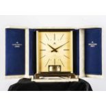 A 1970s Jaeger-LeCoultre Atmos VII gilt mantle clock,