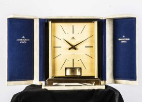 A 1970s Jaeger-LeCoultre Atmos VII gilt mantle clock,