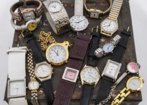 A collection of modern fashion watches,