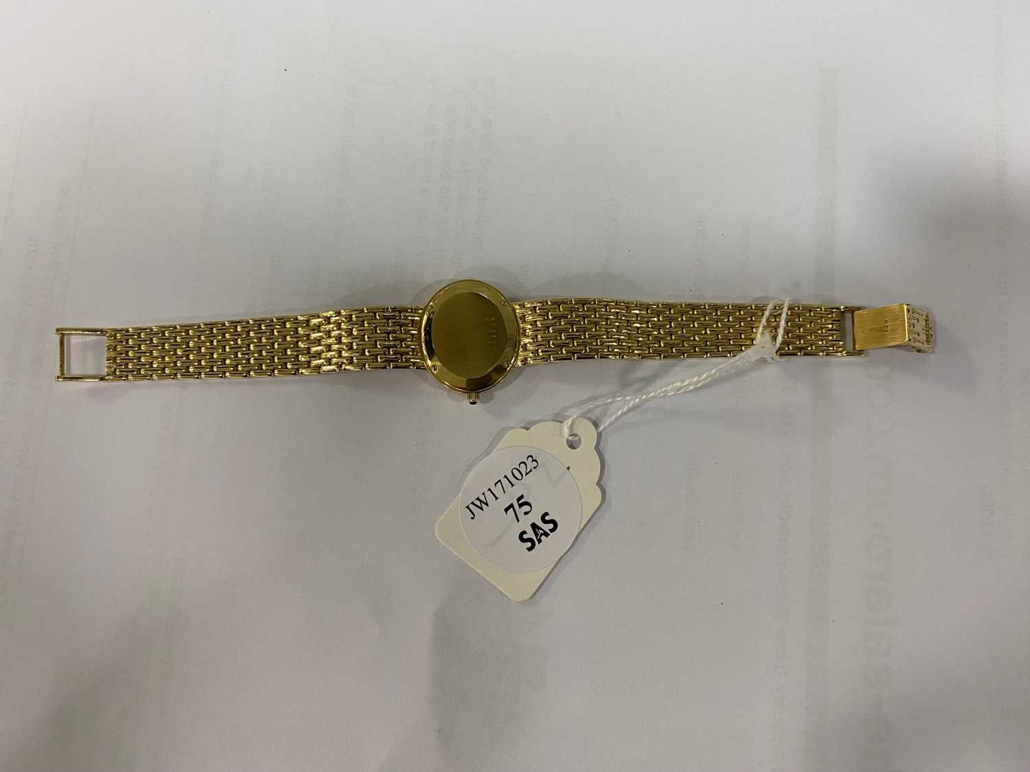 A c1990s 18ct gold Baume & Mercier lady's cocktail dress wristwatch, - Image 7 of 12