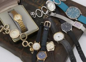 Ten fashion watches,