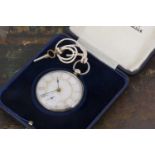 A George V period silver open faced pocket watch,