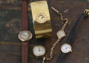 Five various ladies wristwatches,