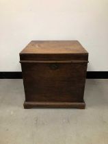 A 19th century mahogany cellarette,