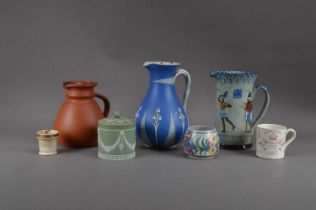 A collection of 19th century and later ceramics,