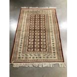 A woollen Persian rug,