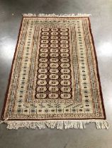 A woollen Persian rug,