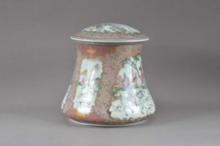 A German porcelain jar and cover,
