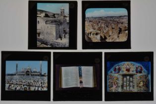 3¼in sq Magic Lantern Slides,