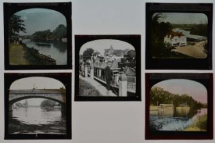 3¼in sq Magic Lantern Slides,