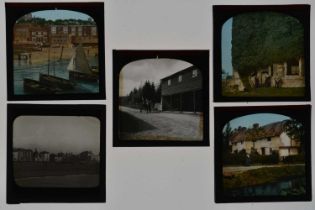 3¼in sq Magic Lantern Slides,