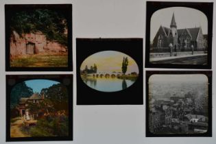 3¼in sq Magic Lantern Slides,