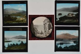 3¼in sq Magic Lantern Slides,