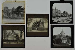 3¼in sq Magic Lantern Slides,