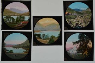 3¼in sq Magic Lantern Slides,