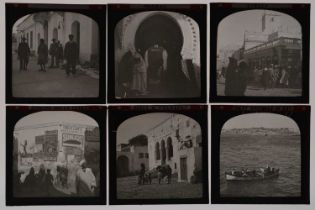 3¼in sq Magic Lantern Slides,