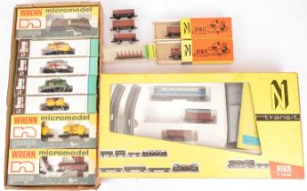 N Gauge Continental Outline Diesel Electric Locomotives and Freight Stock (14),