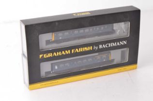 Graham Farish by Bachmann N Gauge BR Blue Two Car DMU,