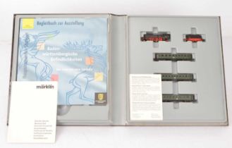 Marklin Mini Club Z Gauge 2002 German 50 Year Anniversary Baden-Wurttemburg Train Pack,